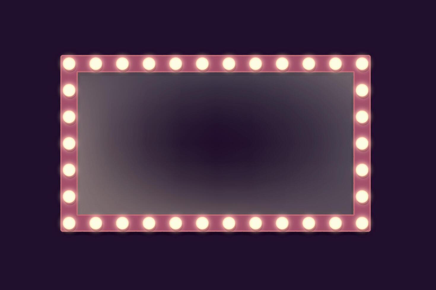 a red marquee with lights front view vector
