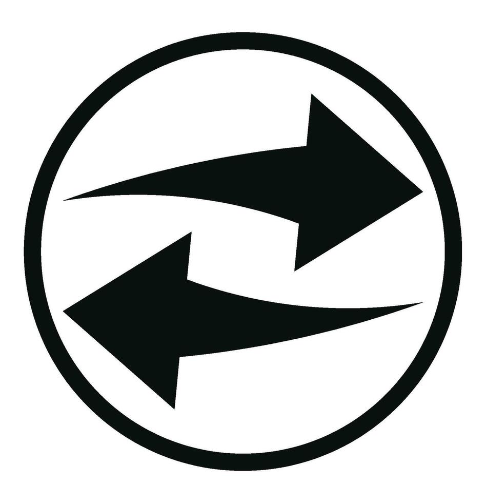 Conversion Icon back. fully editable vector