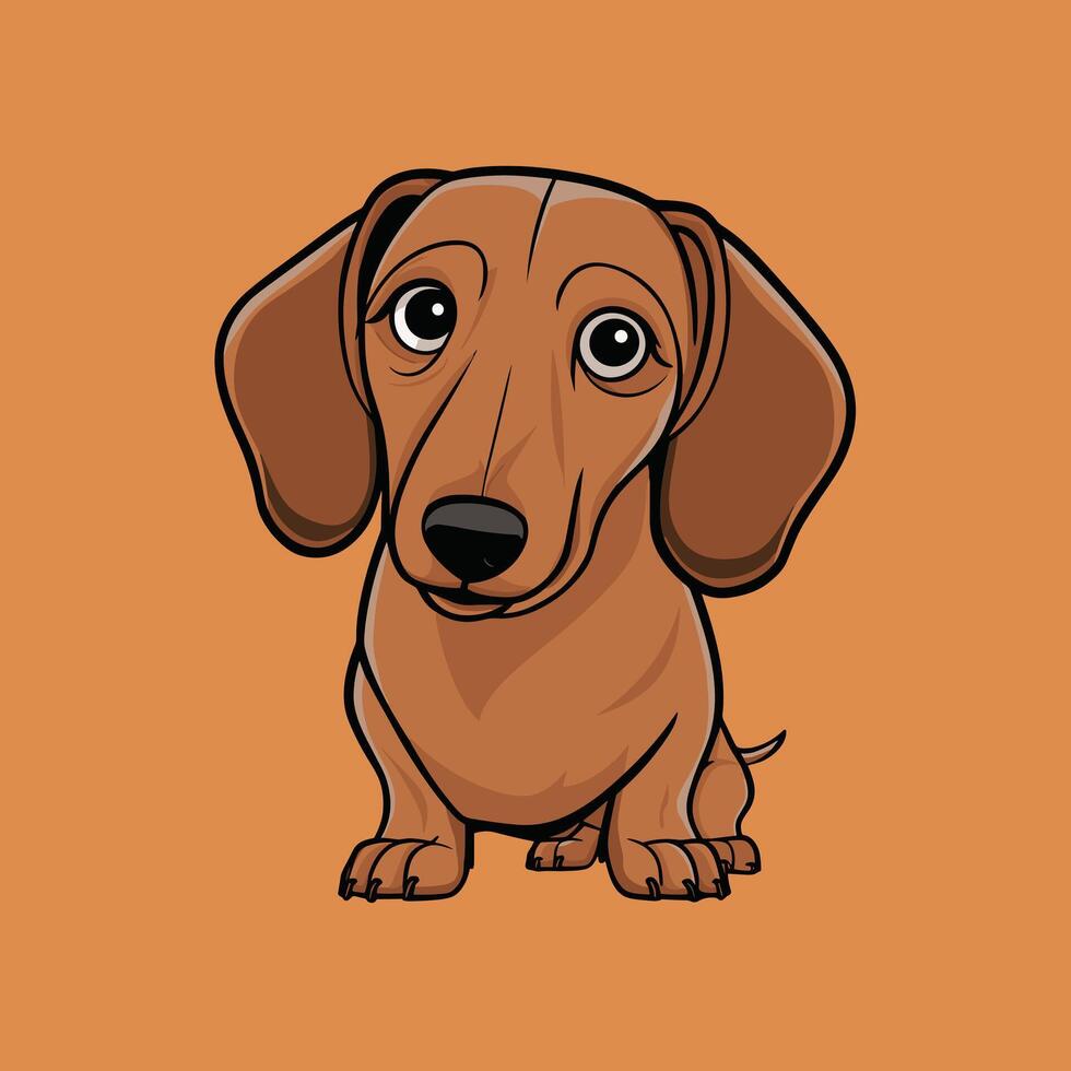 Dog Breed in Different Poses vector