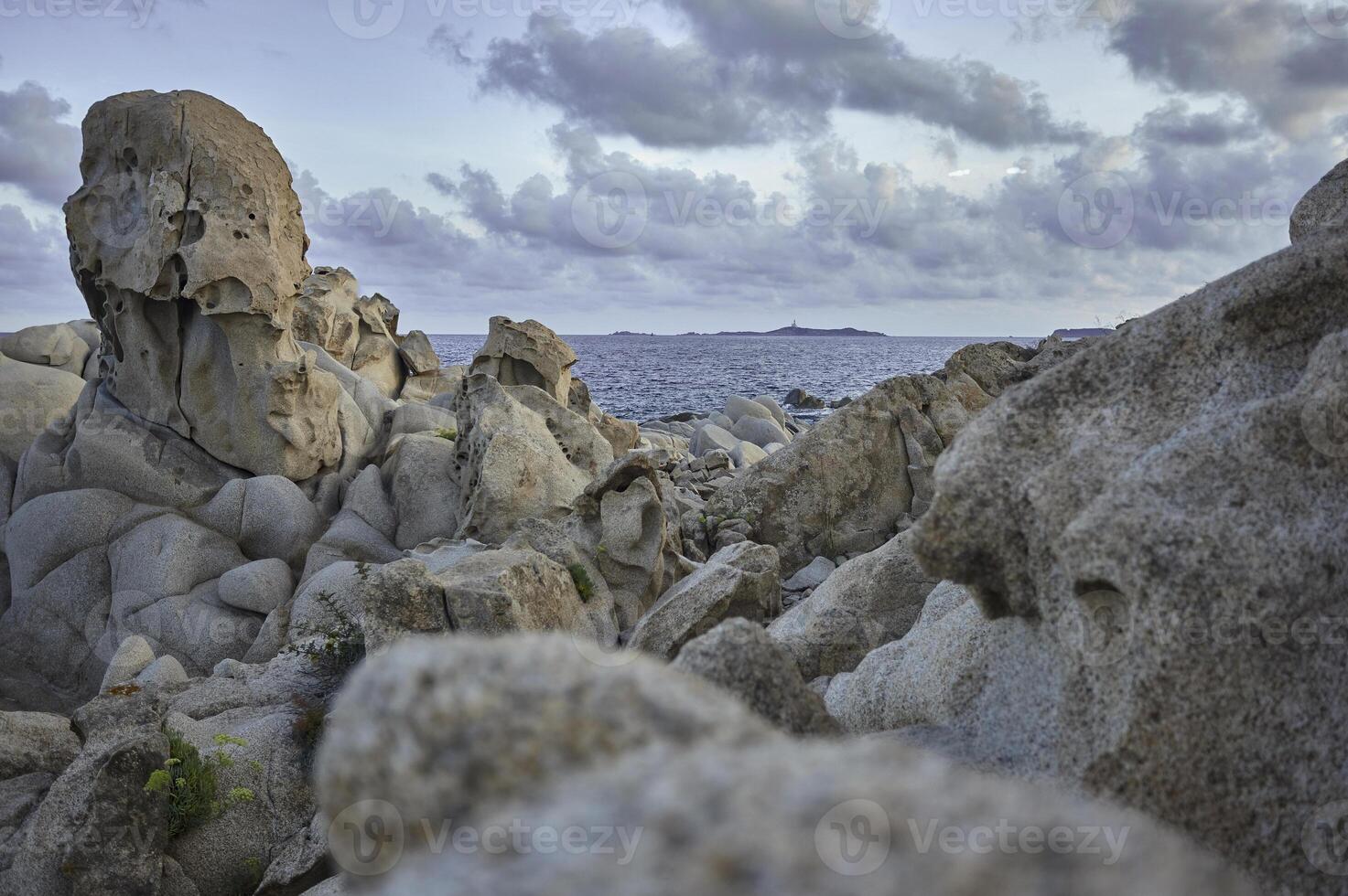 Detail of the rock formation of the southern Sardinian coasts photo