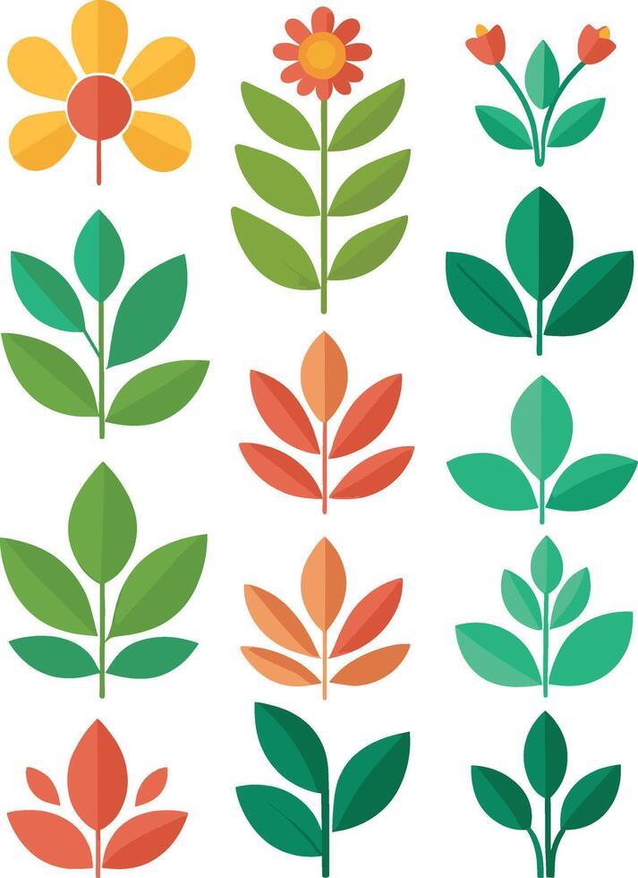 casa plantas hogar decoración ilustración colocar. dibujos animados en conserva verde plantas flores recopilación, plantas de interior en arcilla maceta, colgando decorativo vector