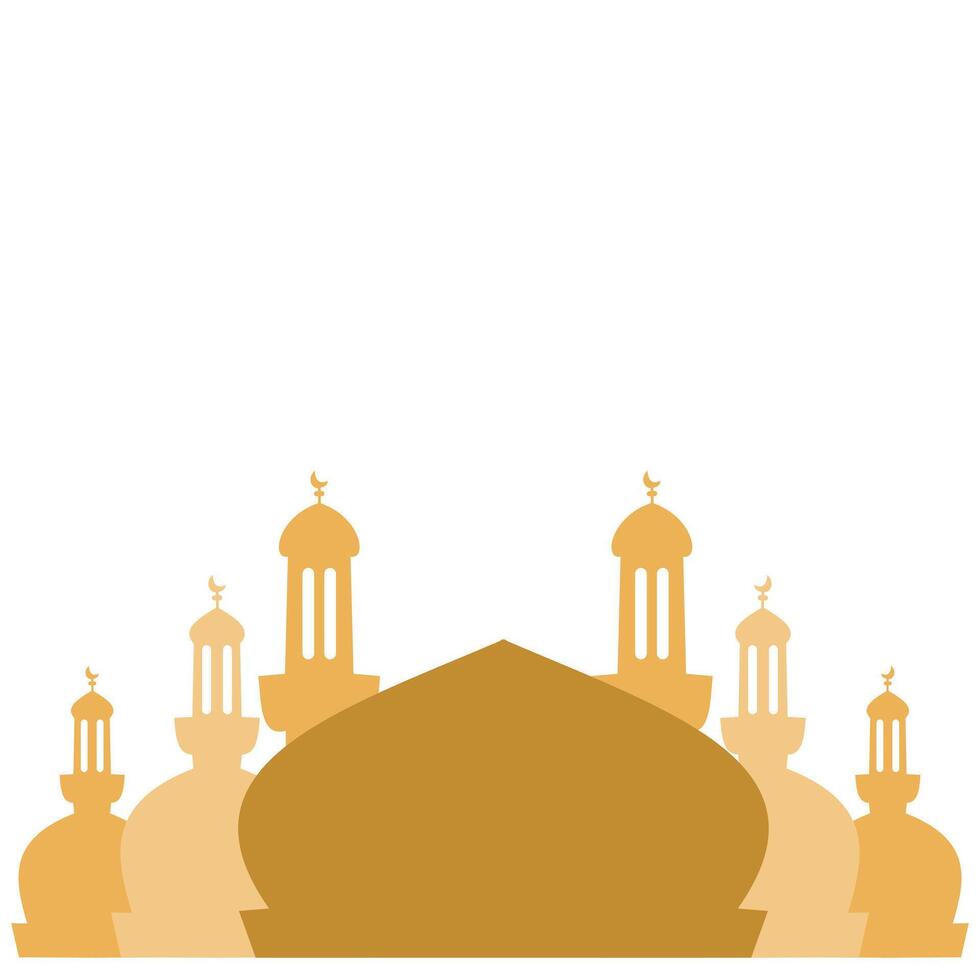 mezquita icono en plano estilo. mezquita icono ilustración en blanco antecedentes. resumen ilustración de sencillo icono en plano estilo. elemento gráfico diseño modelo con un religioso tema vector