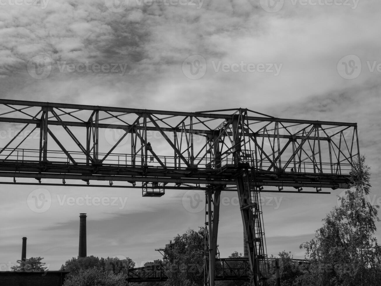 old industry in Duisburg photo