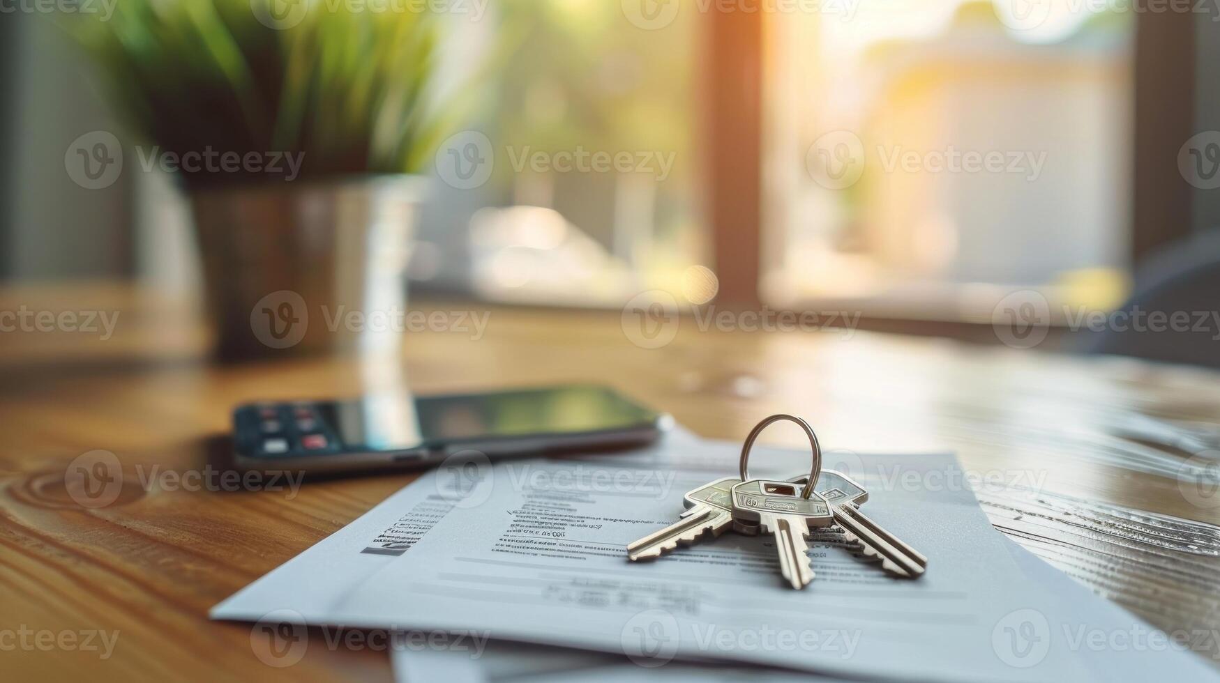 A stack of keys are on top of a piece of paper photo