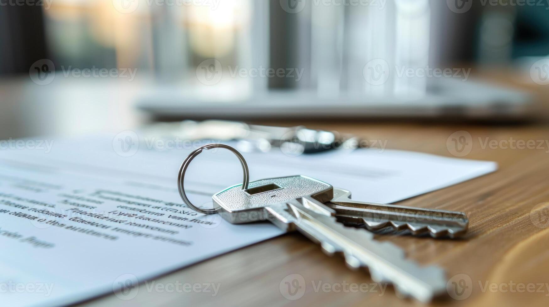 A stack of keys are on top of a piece of paper photo