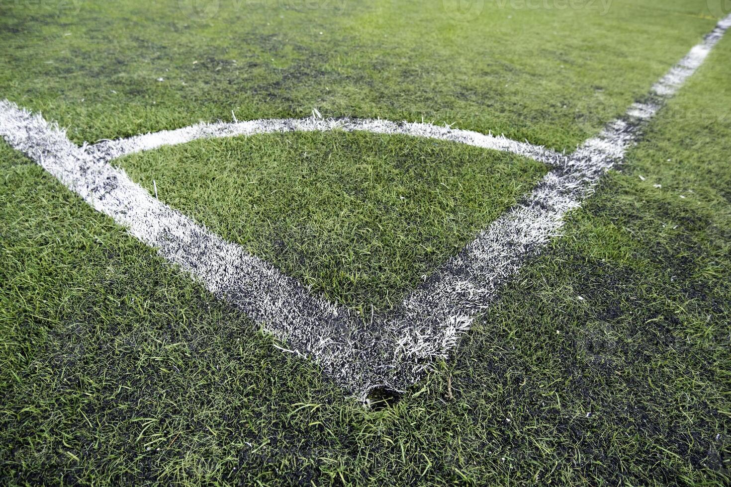 Corner on a soccer field photo