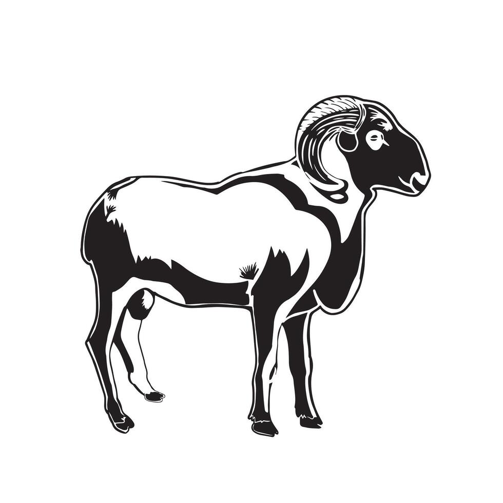 hand sketch, sheep icon, sacrifice icon, Eid al-Adha vector