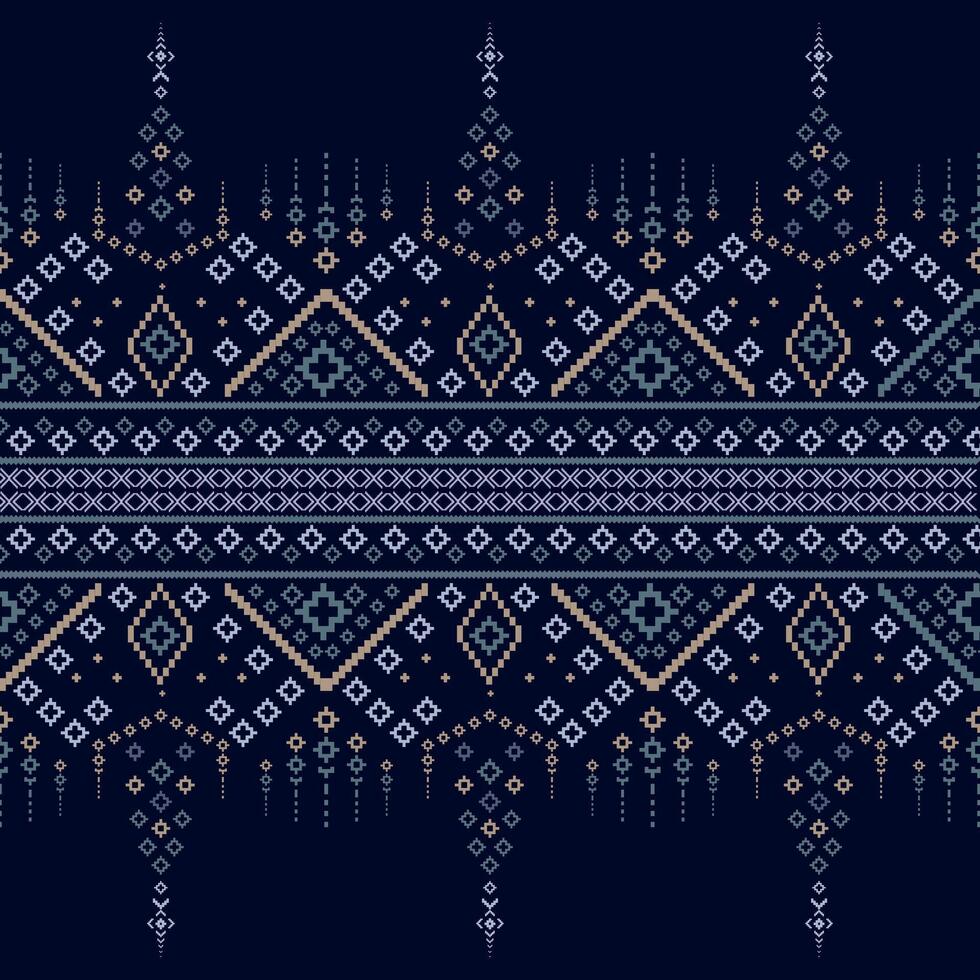 A seamless pattern border abstract design. Geometric traditional ethnic pattern Ikat Indian clothes pattern design for , Modern Indian textile vector