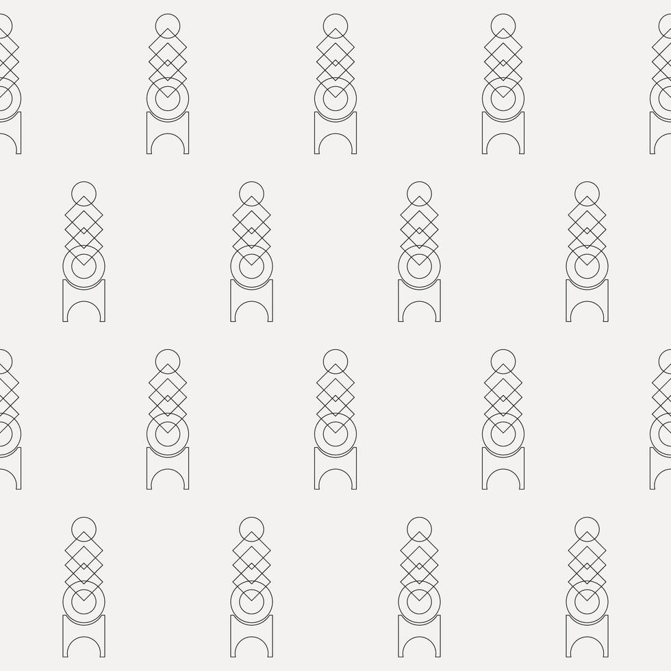 Seamless Graphic Monochrome Vintage Fabric Textile Wallpaper Wratting Paper Swatch Template Pattern Background Design Decoration Artwork Print vector