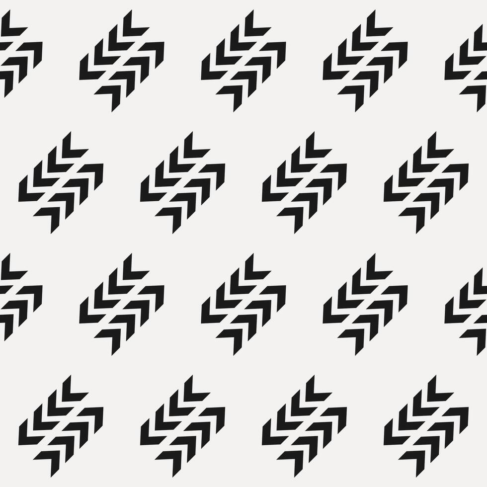 Seamless Graphic Monochrome Vintage Fabric Textile Wallpaper Wratting Paper Swatch Template Pattern Background Design Decoration Artwork Print vector