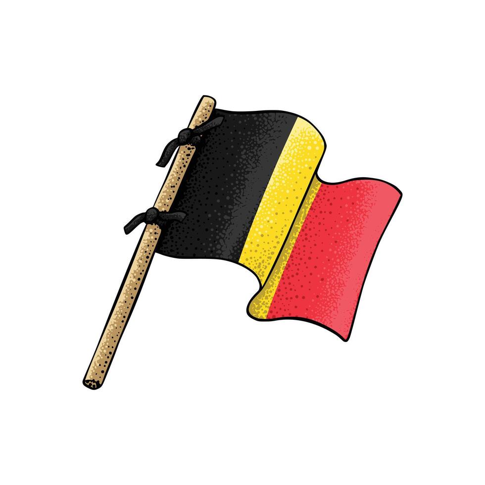Belgian Country Flag vector