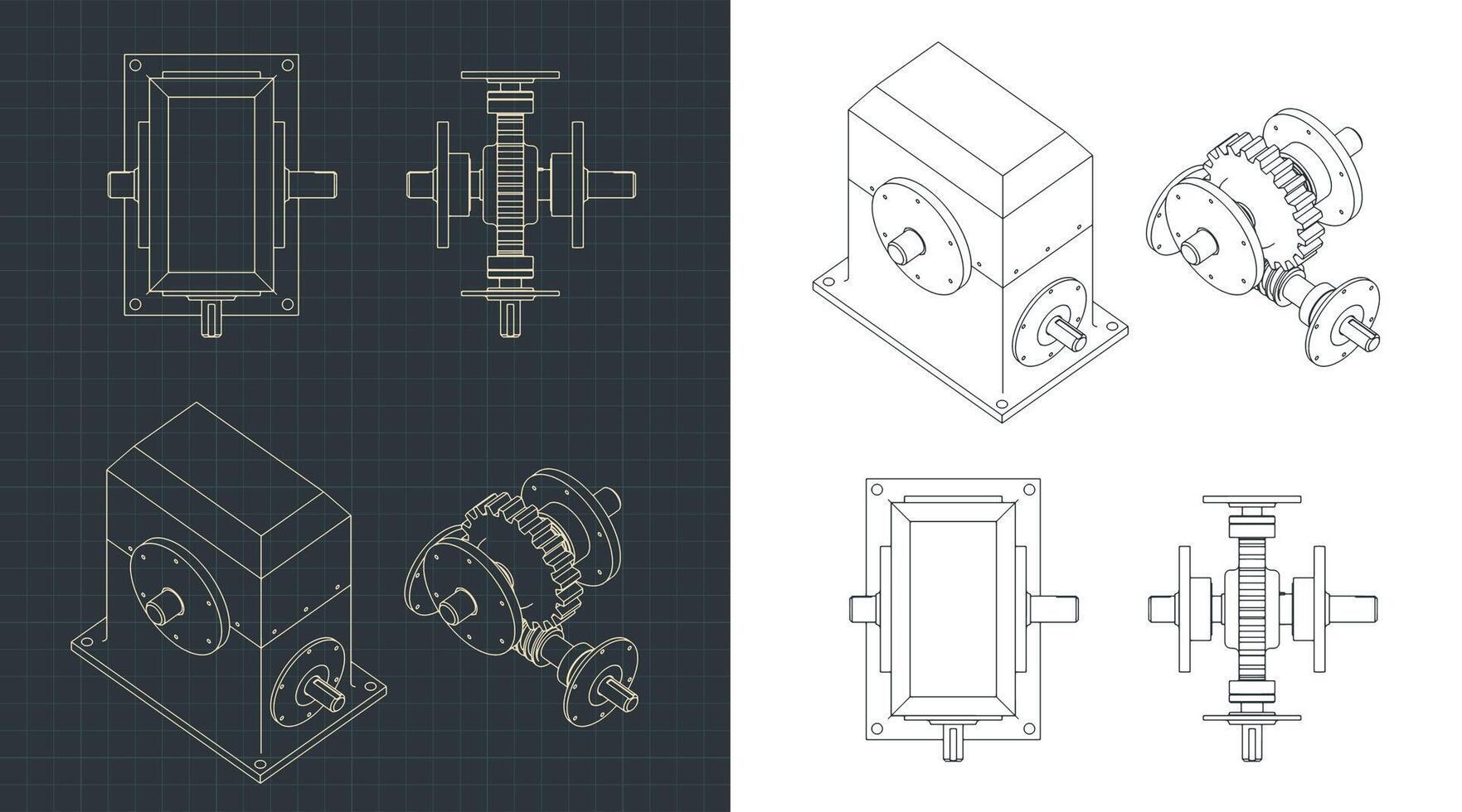 velocidad reductor dibujos vector