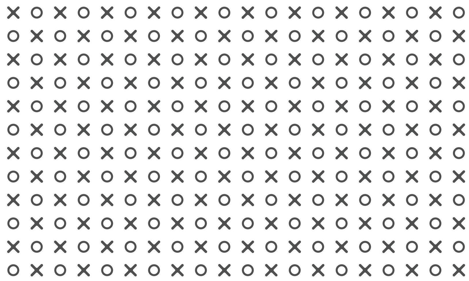 Tic tac toe pattern seamless. repeatable vector