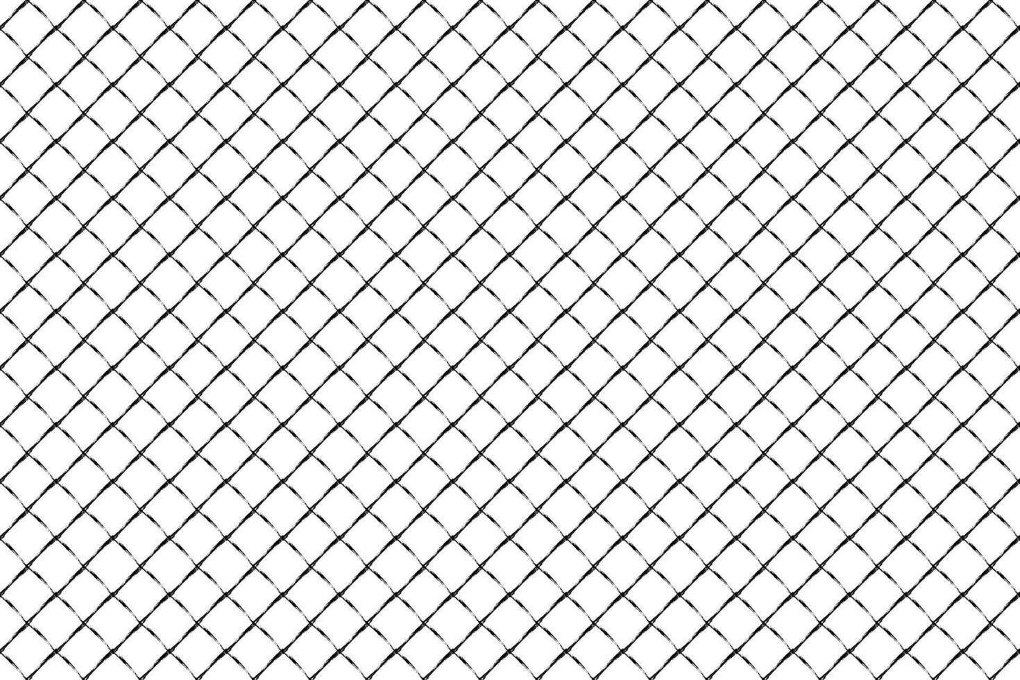 hand drawn Fence grid isolated on white background vector