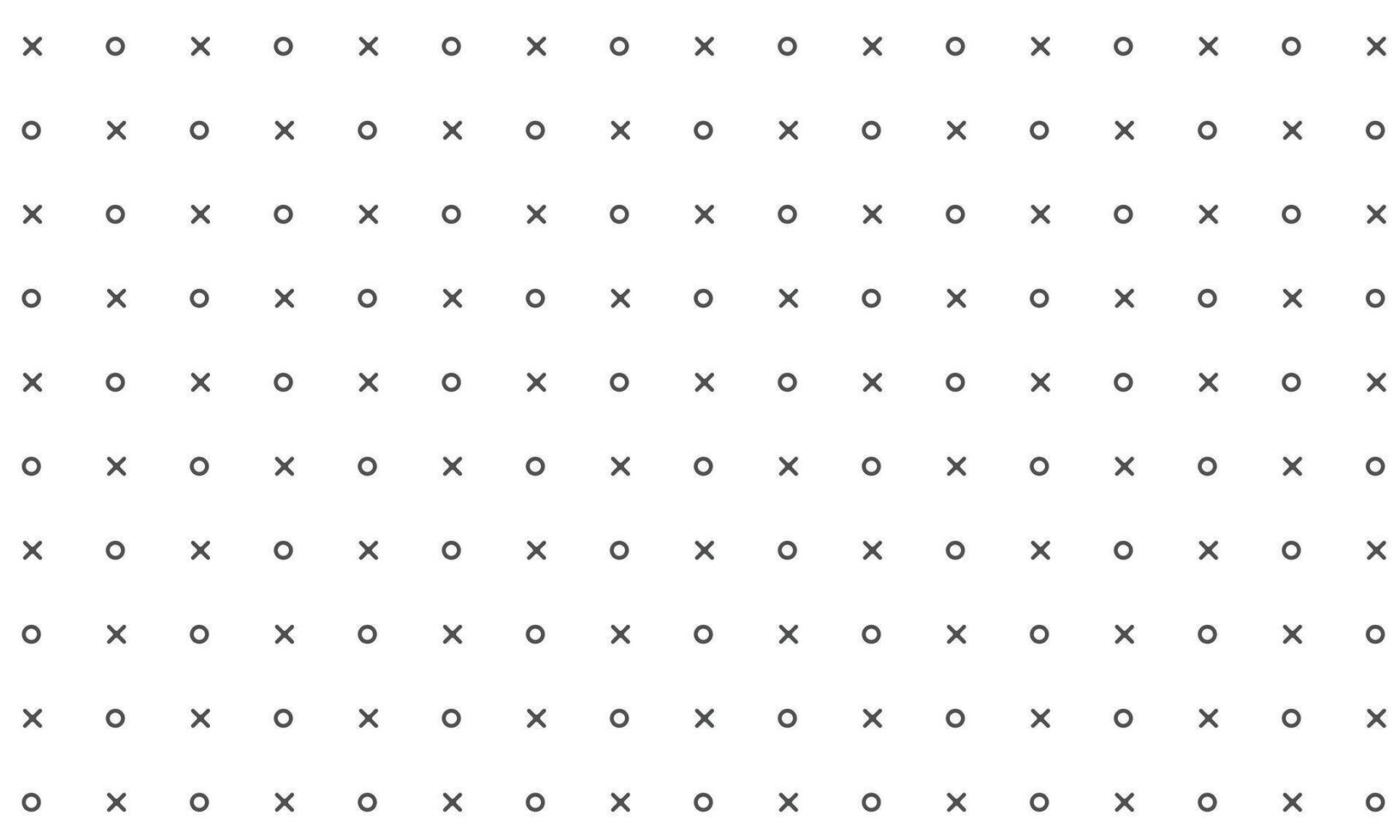 Tic tac toe pattern seamless. repeatable vector