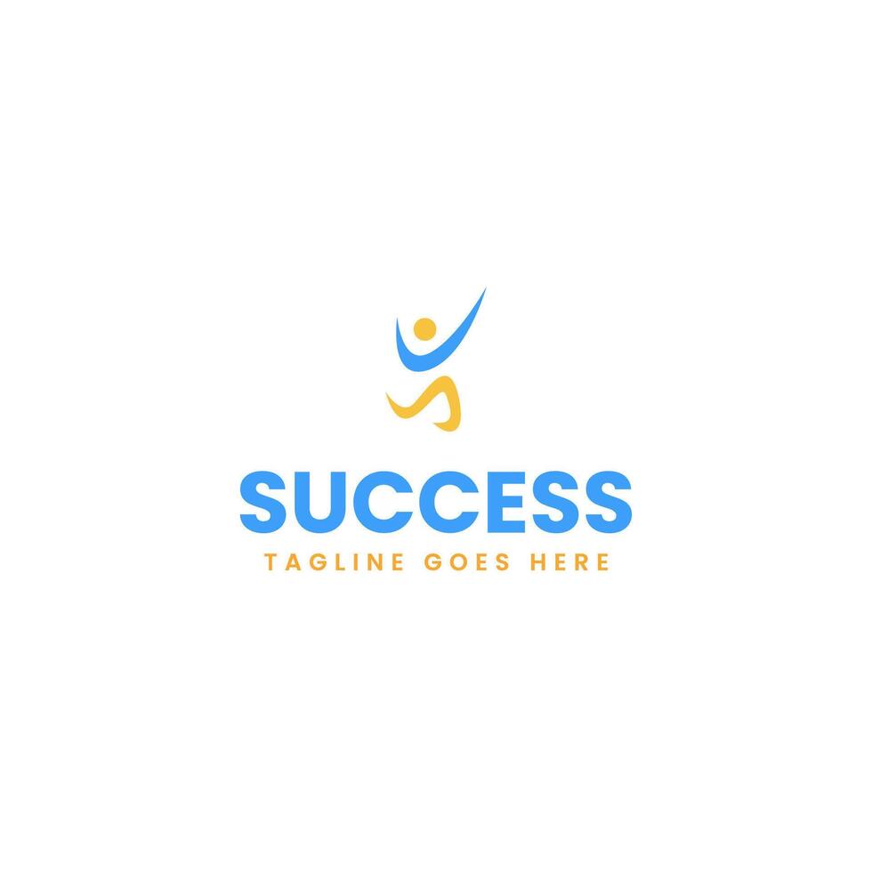 Success people logo design template illustration idea vector