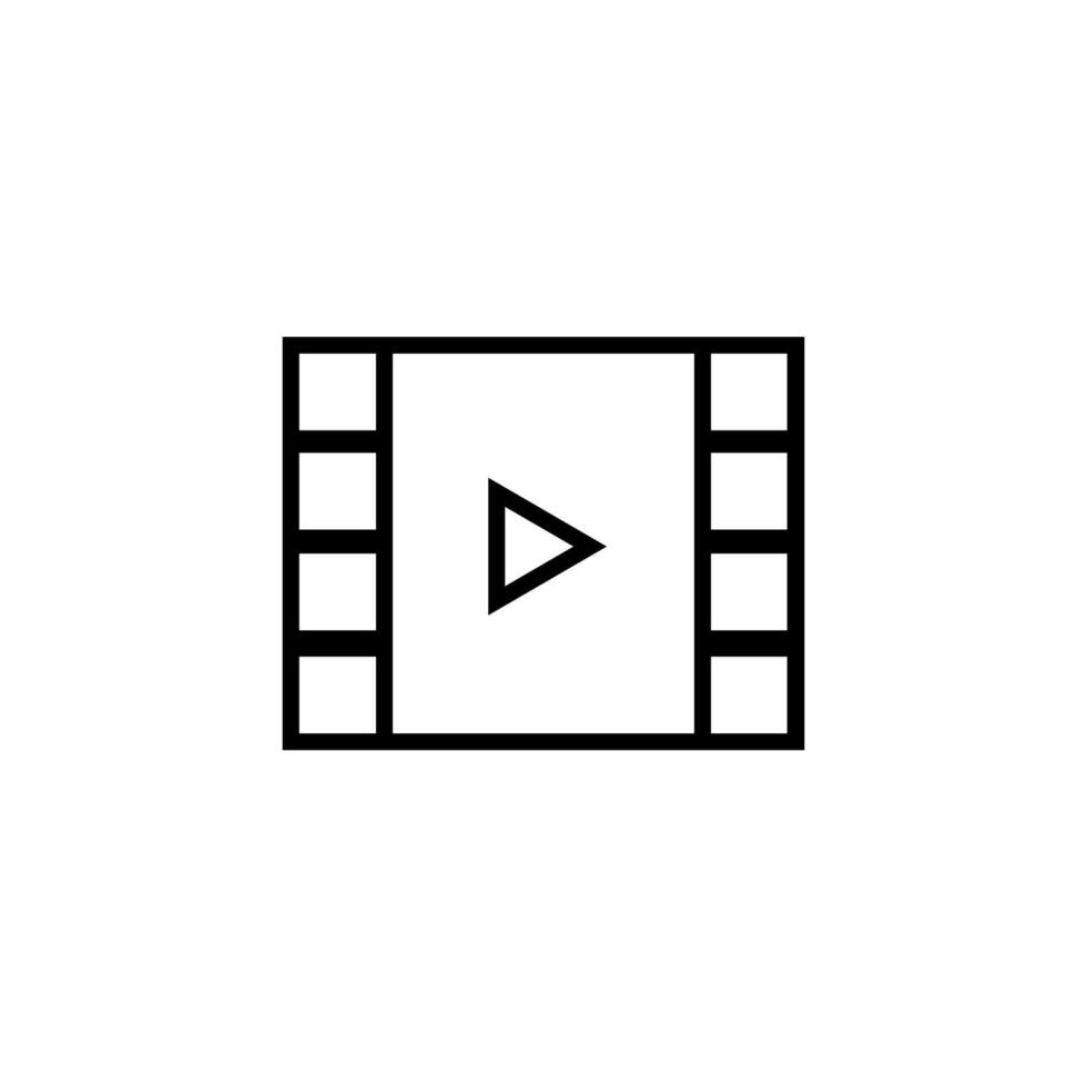 film strip icon design. simple icon. vector