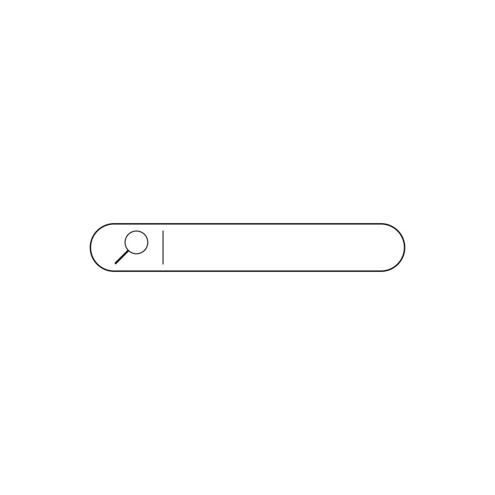 Search bar icon. searching illustration. vector