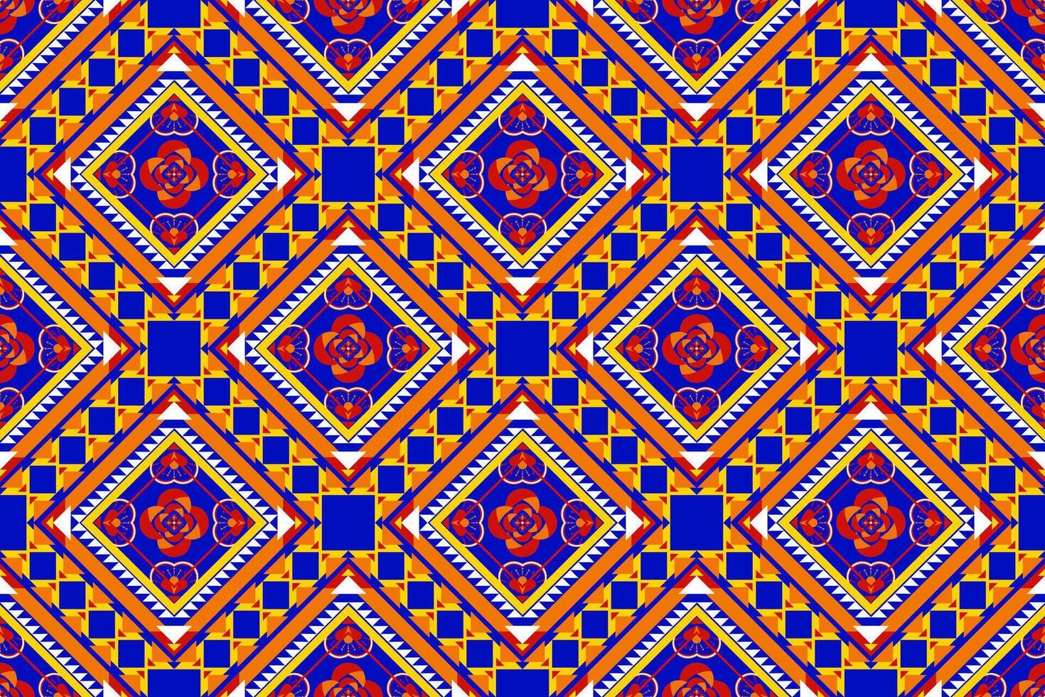 geometric ethnic pattern. Can be used in fabric design for clothing, textile, wrapping, background, wallpaper, carpet, embroidery style vector