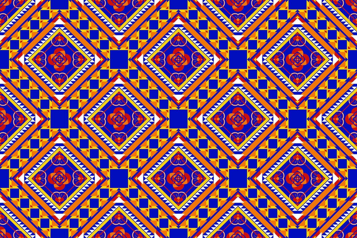 geometric ethnic pattern. Can be used in fabric design for clothing, textile, wrapping, background, wallpaper, carpet, embroidery style vector