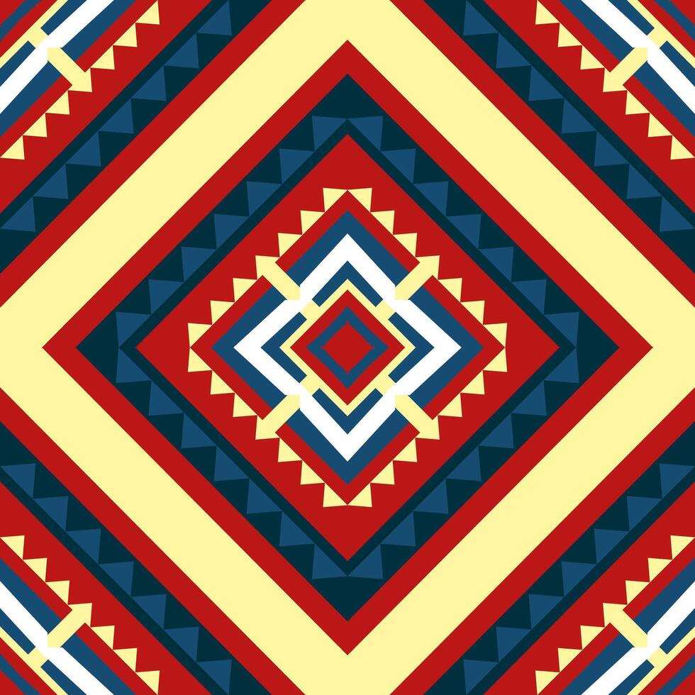 geometric ethnic pattern. Can be used in fabric design for clothing, textile, wrapping, background, wallpaper, carpet, embroidery style vector