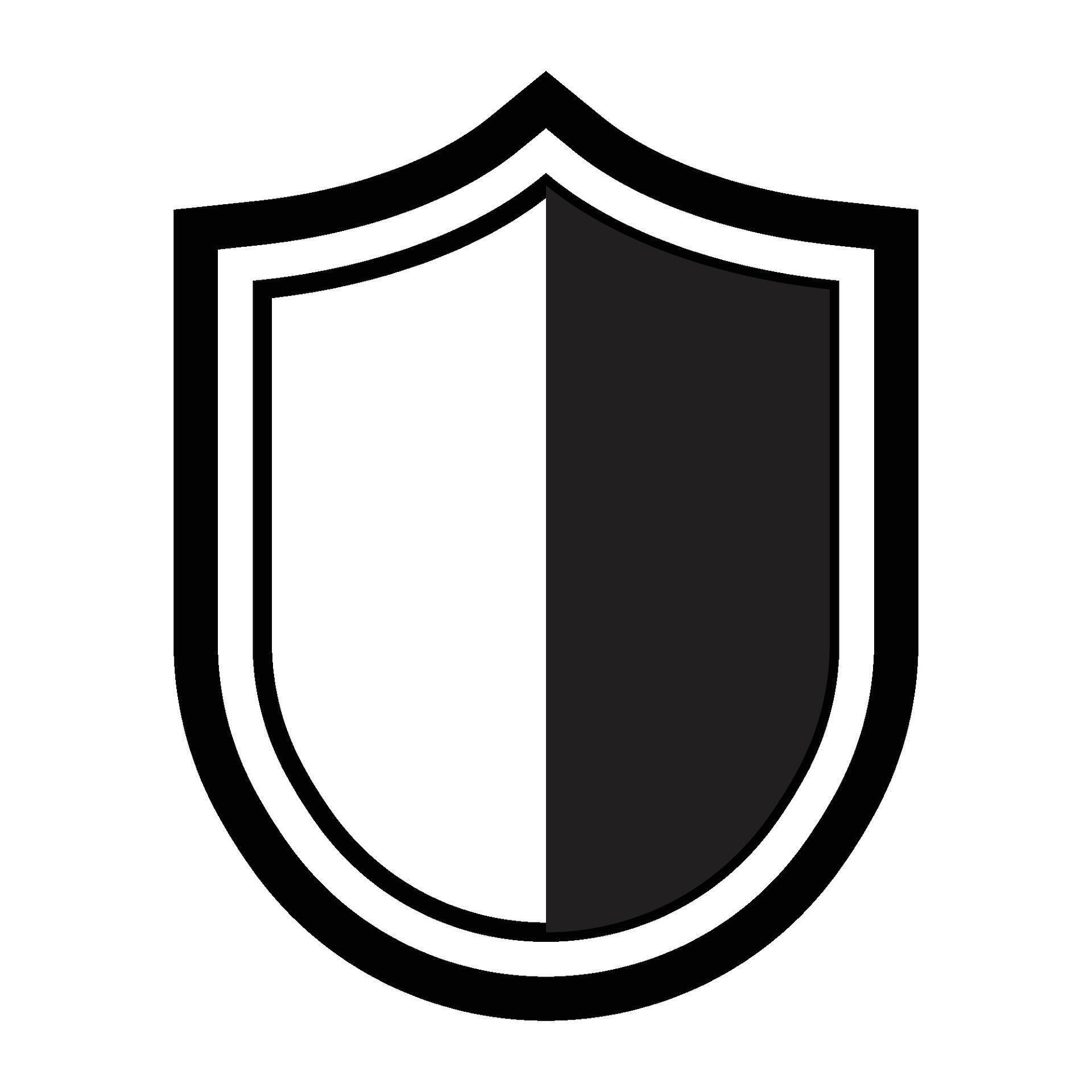 simple shield icon 44596147 Vector Art at Vecteezy