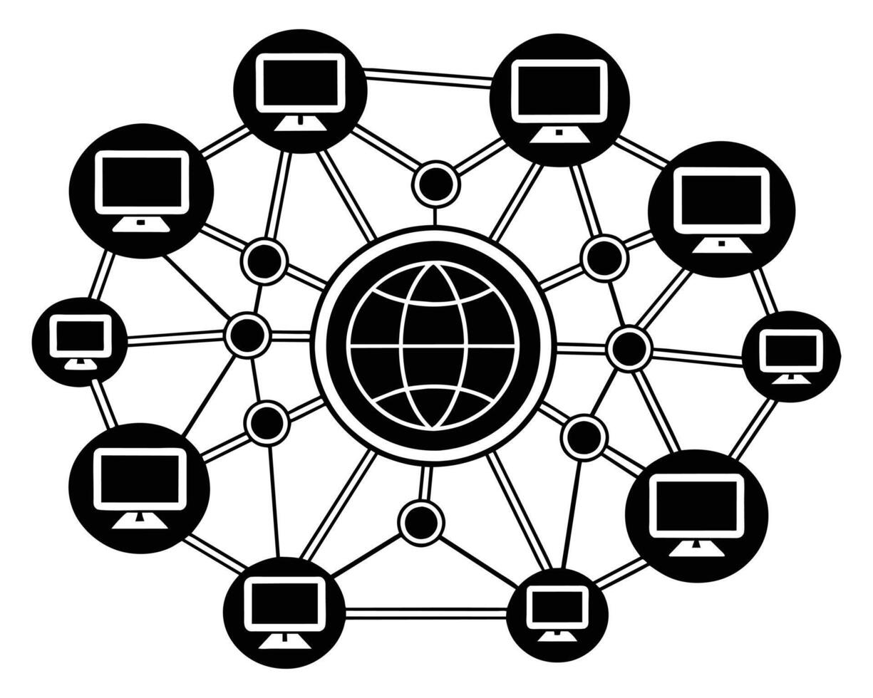 Social network connection vector