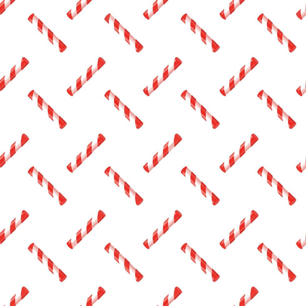 seamless pattern with striped candy sticks vector