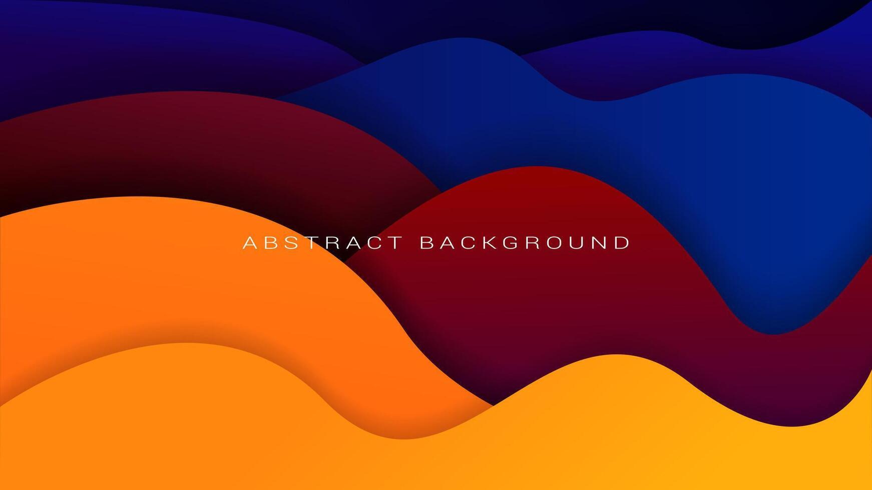 Paper cut concept colorful banner background. Liquid wave pattern. modern light gradient illustration. vector