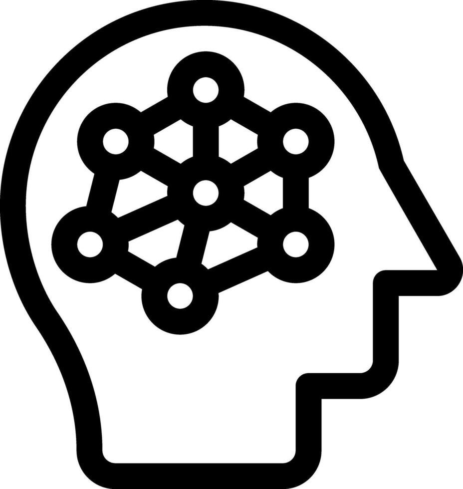 this icon or logo artificial intelligence and cloud data icon or other where everything related to technology and others or design application software vector