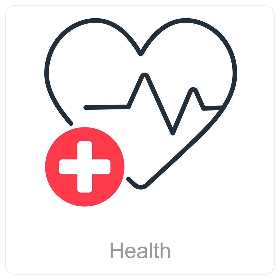 Health and medication icon concept vector