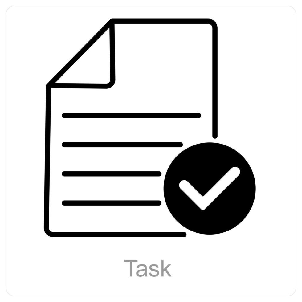 Task and checklist icon concept vector