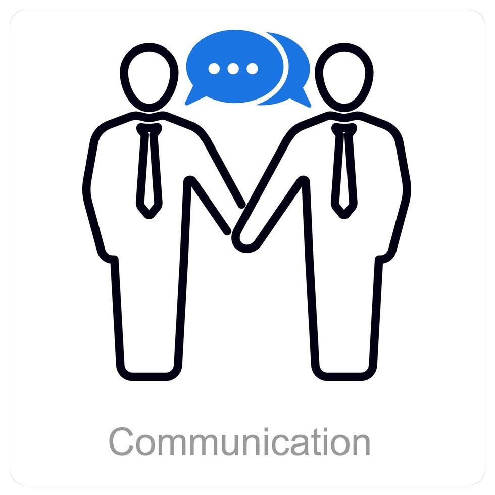 Communication and connect icon concept vector