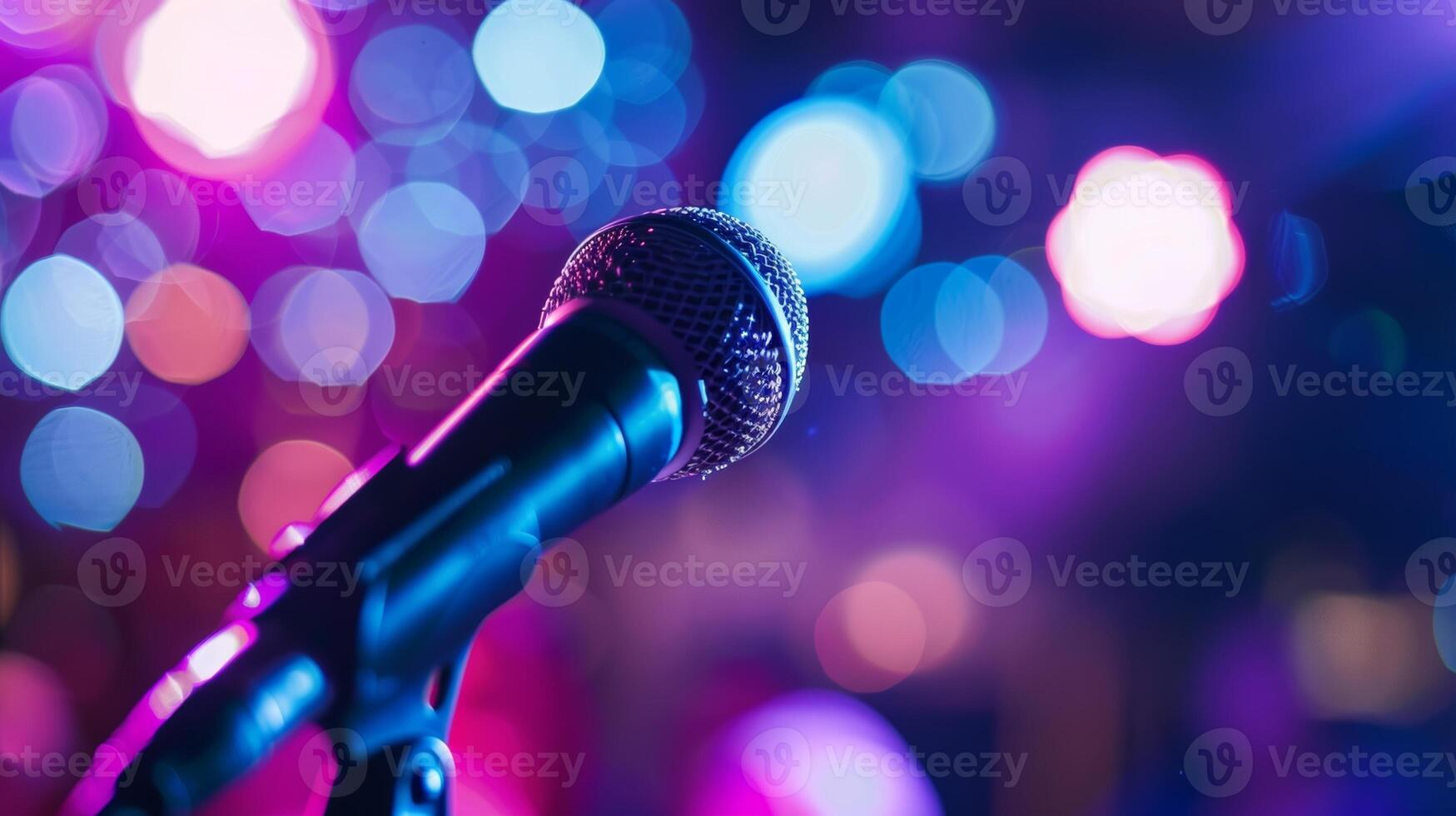 A performer takes the stage their clear and steady voice captivating the audience without the use of alcohol photo