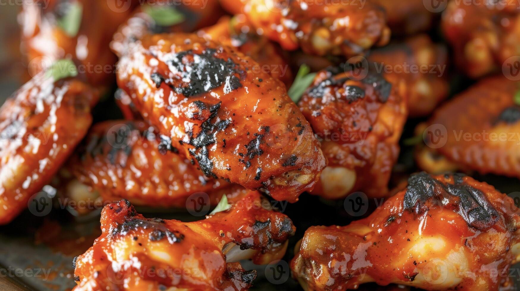 Fire up your taste buds with these volcanic hot wings The intensely hot sauce and blazing background make for a truly explosive flavor experience photo