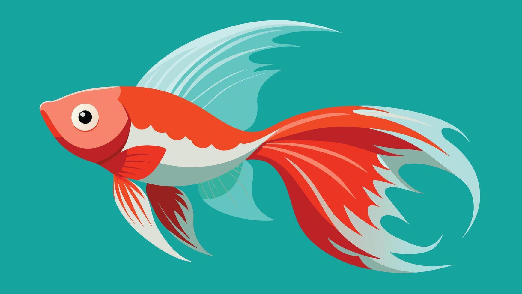 Bette Fish Illustration for Your Design Needs vector