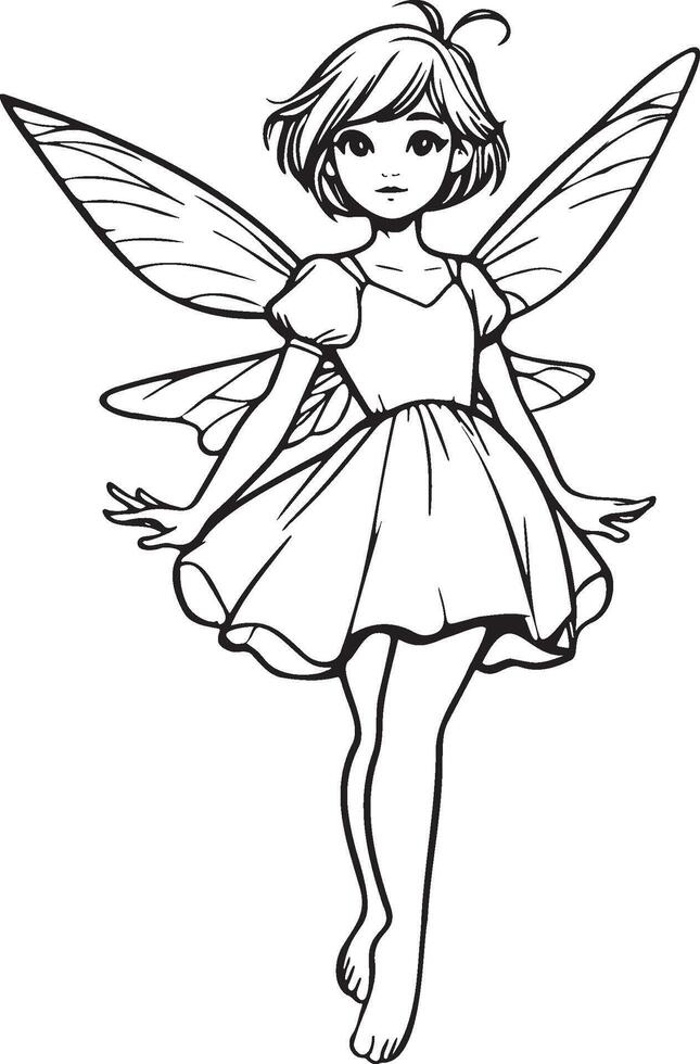 Sprite Fairy Illustration. vector