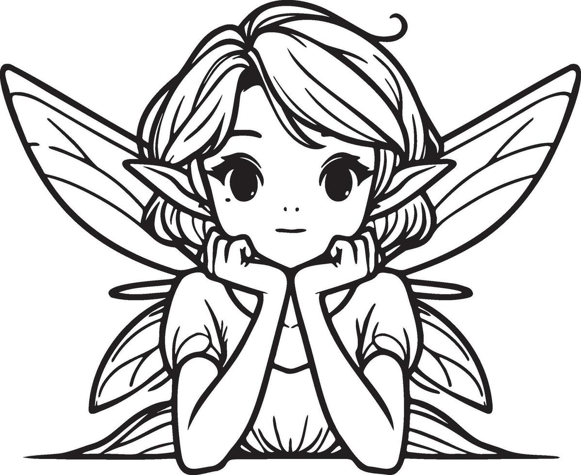 Sprite Fairy Illustration. vector