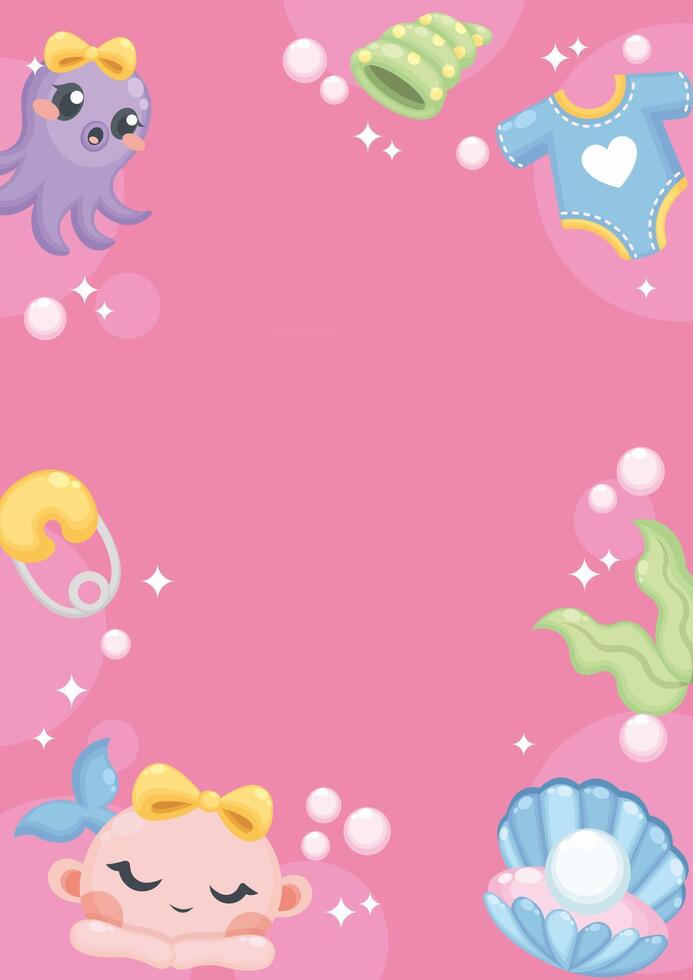 Abstract background for birthday celebrate, baby boss, anniversary, and other greeting with cute color vector