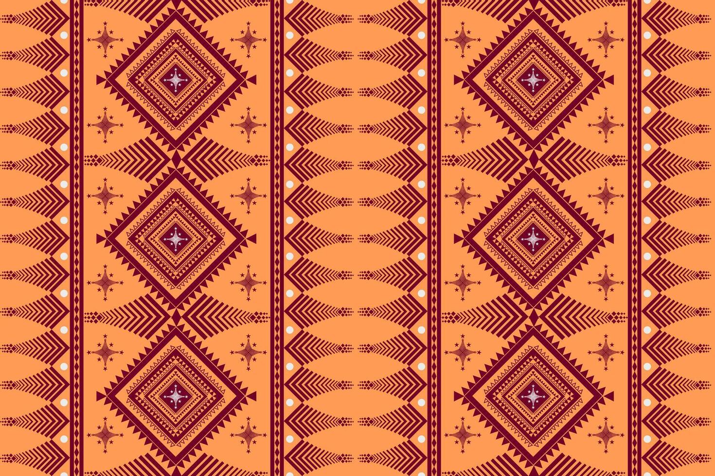 Aztec tribal geometric background in black red yellow white Seamless stripe pattern. Traditional ornament ethnic style. Design for textile, fabric, clothing, curtain, rug, ornament, wrapping. vector