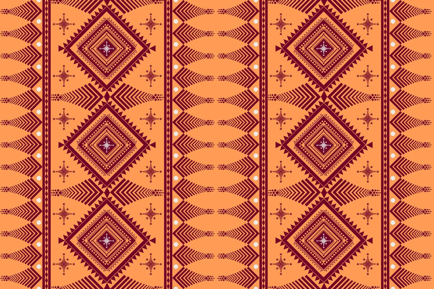 Aztec tribal geometric background in black red yellow white Seamless stripe pattern. Traditional ornament ethnic style. Design for textile, fabric, clothing, curtain, rug, ornament, wrapping. vector