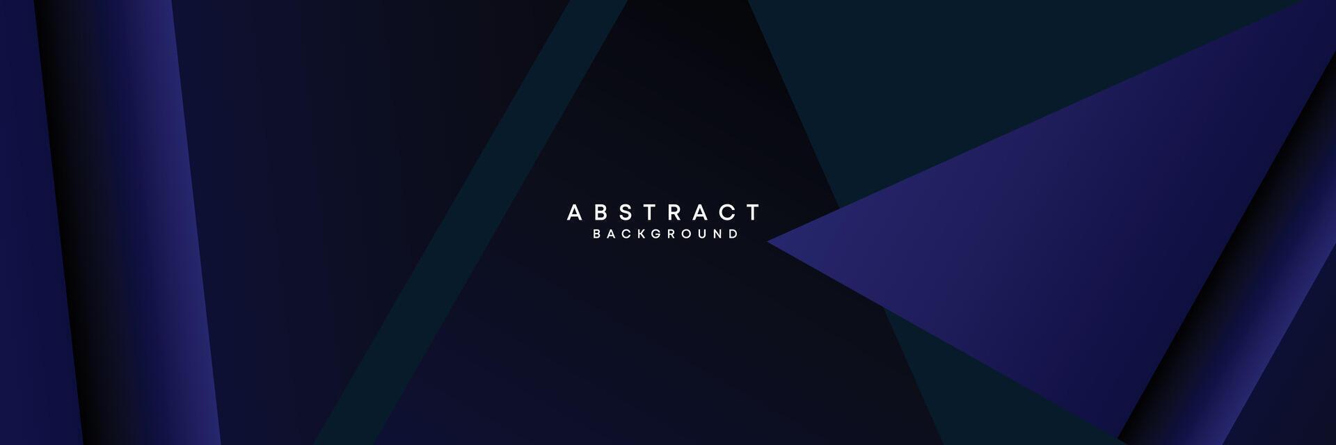 Dark blue, black abstract technological modern geometric banner background. dark navy blue gradient web header, promotional banner design for corporate, business, party, seminar, festive background vector