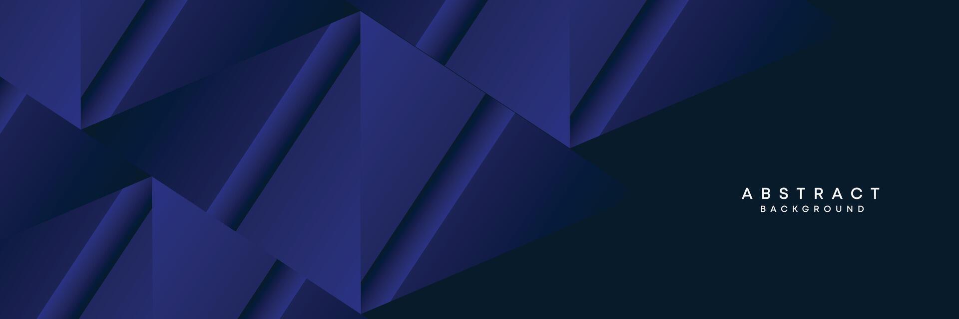 Dark blue, black abstract technological modern geometric banner background. dark navy blue gradient web header, promotional banner design for corporate, business, party, seminar, festive background vector