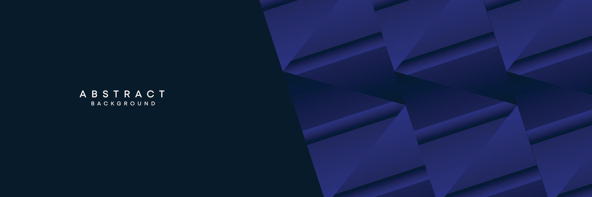 Dark blue, black abstract technological modern geometric banner background. dark navy blue gradient web header, promotional banner design for corporate, business, party, seminar, festive background vector
