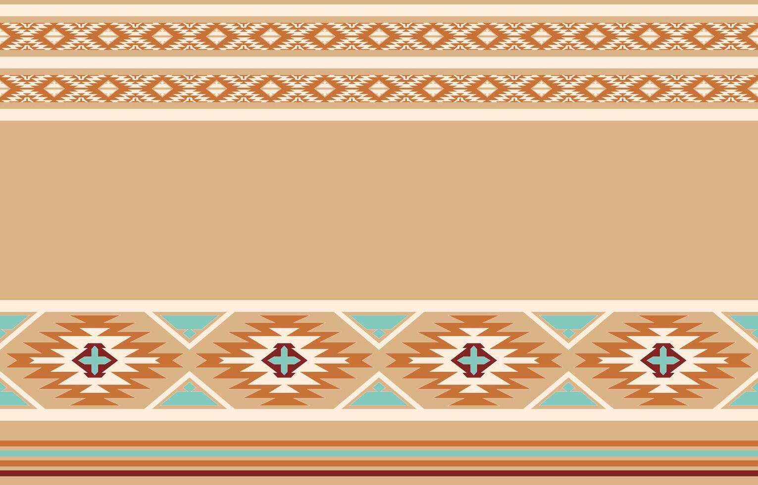 Ethnic tribal seamless geometric pattern background image. vector