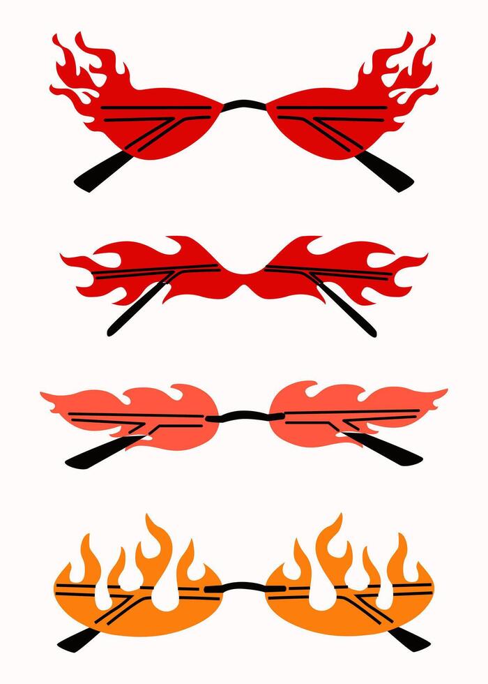conjunto de varios vistoso Gafas de sol. verano Gafas de sol de moda lente marcos varios
