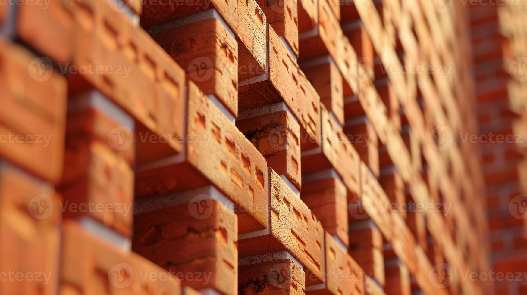 el importancia de atención a detalle en creando un perfecto ladrillo estructura foto