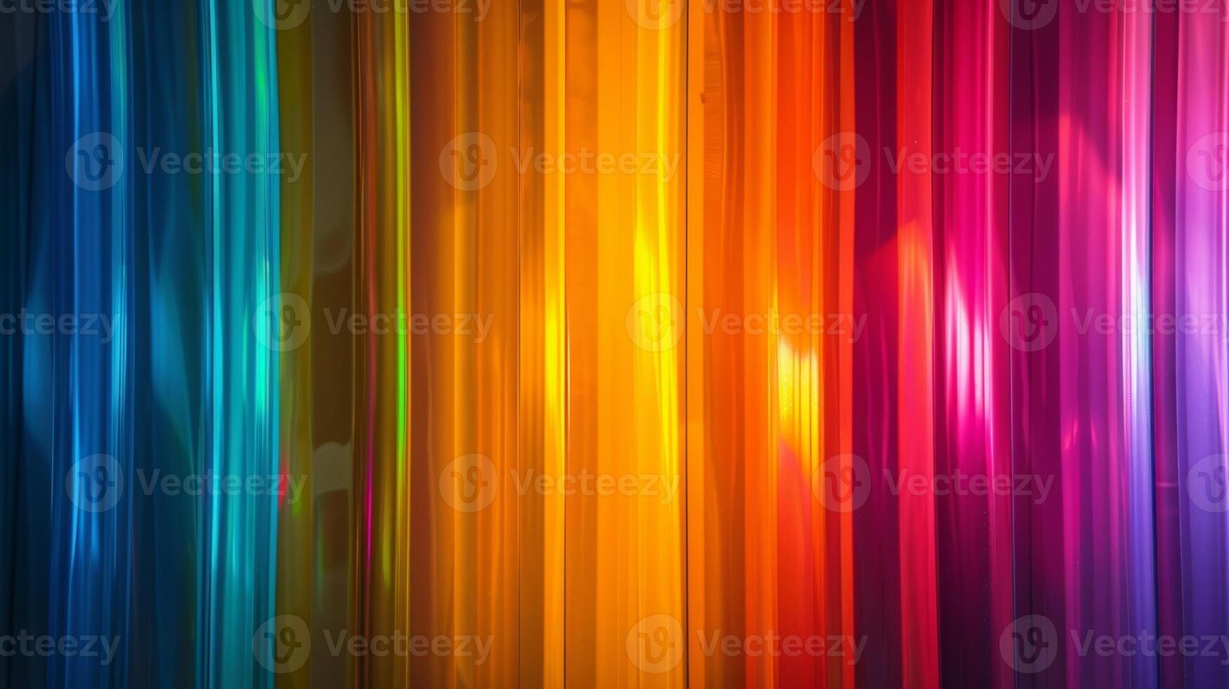 Brightlycolored wavelengths representing the infrared light used in therapy to target skin conditions. photo