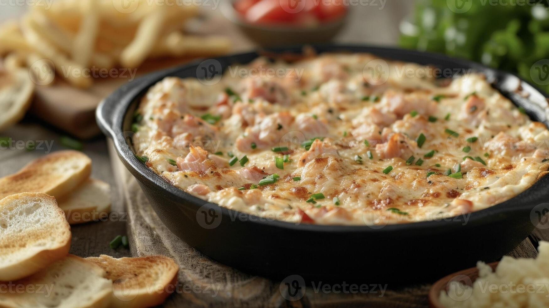 Smokehouse salmon dip takes centerstage in this appetizing image the perfect combination of creamy and smoky flavors. Can you resist dipping i photo