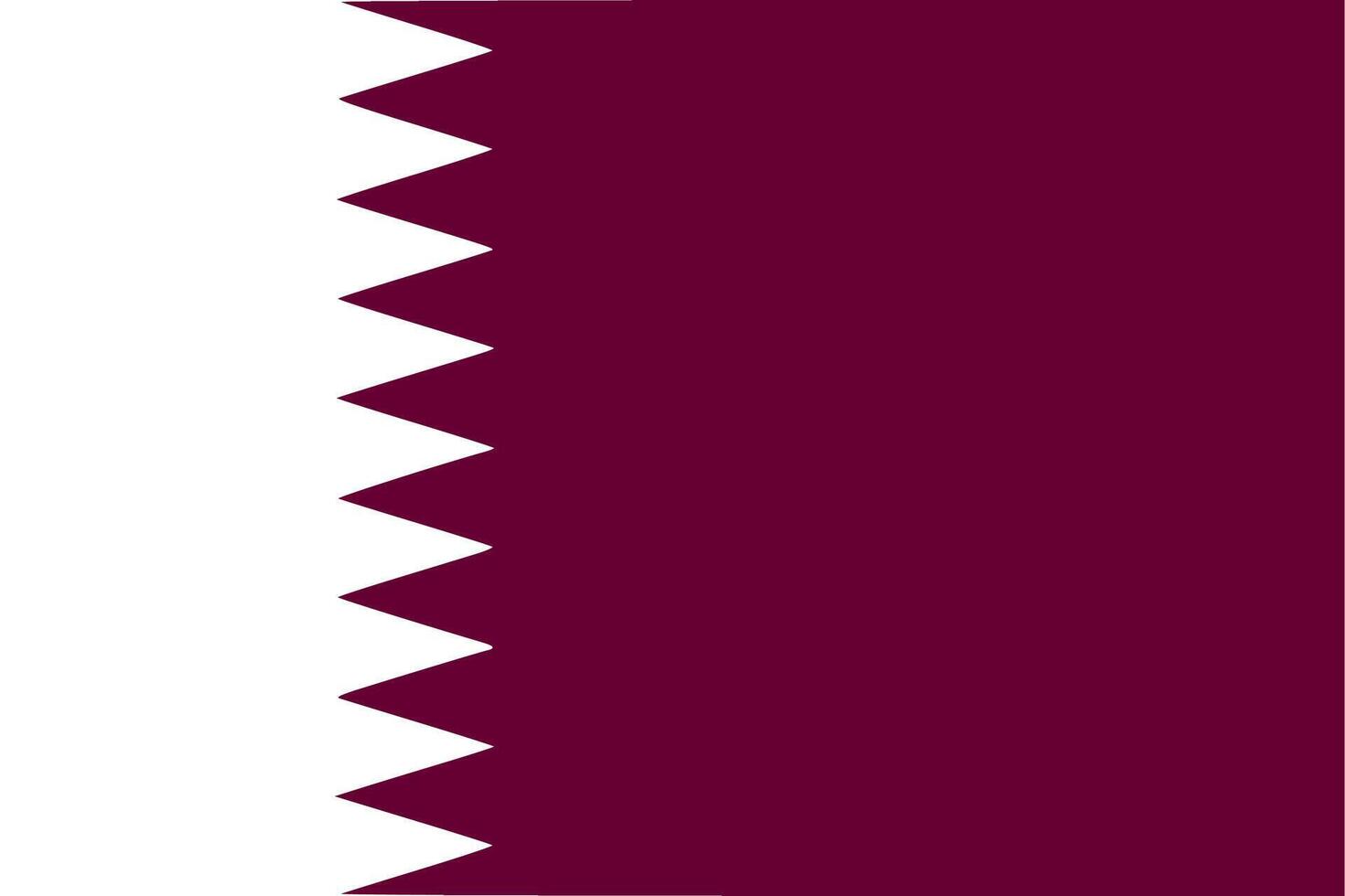 The national flag of qatar vector